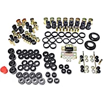 3.18113G Master Bushing Kit - Black, Polyurethane, Direct Fit, Kit