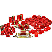 3.18124R Master Bushing Kit - Red, Polyurethane, Direct Fit, Kit