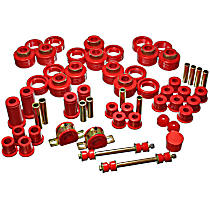 3.18125R Master Bushing Kit - Red, Polyurethane, Direct Fit, Kit