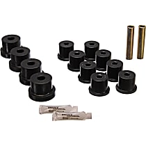 3.2101G Leaf Spring Bushing - Black, Polyurethane, Direct Fit, 2-spring-and-shackle set