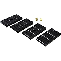 3.6113G Leaf Spring Plate Bushing - Black, Polyurethane, Direct Fit