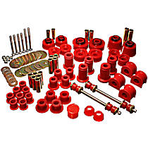 4.18126R Master Bushing Kit - Red, Polyurethane, Direct Fit