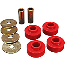 4.1126R Differential Carrier Bushing - Red, Polyurethane, Direct Fit