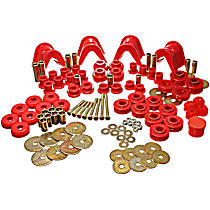 4.18105R Master Bushing Kit - Red, Polyurethane, Direct Fit, Kit