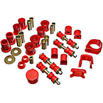 4.18117R Master Bushing Kit - Red, Polyurethane, Direct Fit, Kit