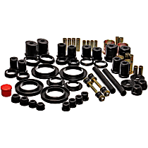 Master Bushing Kit - Black, Polyurethane, Direct Fit, Kit