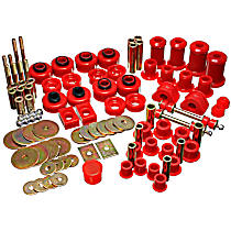 4.18123R Master Bushing Kit - Red, Polyurethane, Direct Fit, Kit