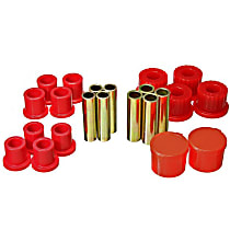4.2157R Leaf Spring Plate Bushing - Red, Polyurethane, Direct Fit