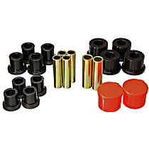 4.2158G Leaf Spring Plate Bushing - Black, Polyurethane, Direct Fit