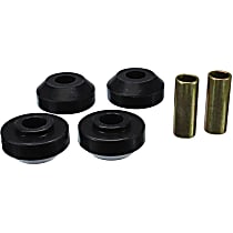 4.7112G Strut Rod Bushing - Black, Polyurethane, Direct Fit, 2-arm set
