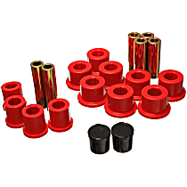 5.2118R Leaf Spring Bushing - Red, Direct Fit