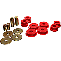 Differential Mount Bushing - Red, Polyurethane, Direct Fit, Kit