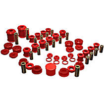 Master Bushing Kit - Red, Polyurethane, Direct Fit, Kit