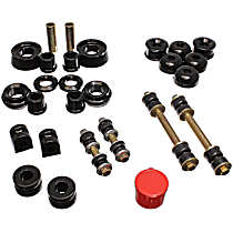 Master Bushing Kit - Black, Polyurethane, Direct Fit, Kit