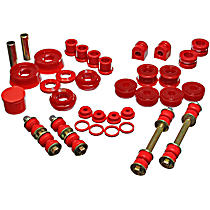 Master Bushing Kit - Red, Polyurethane, Direct Fit, Kit