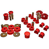 Master Bushing Kit - Red, Polyurethane, Direct Fit, Kit