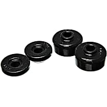 Shock Bushing - Black, Polyurethane, Direct Fit, Set of 4