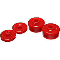 Shock Bushing - Red, Polyurethane, Direct Fit, Set of 4