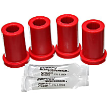 8.2104R Shackle Bushing - Red, Polyurethane, Direct Fit