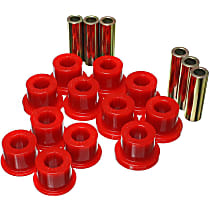 8.2116R Leaf Spring Bushing - Red, Polyurethane, Direct Fit, Kit