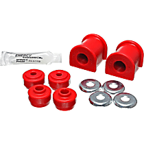 8.5136R Sway Bar Bushing - Red, Polyurethane, Greasable, Direct Fit, Set of 2