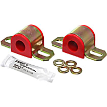 9.5136R Sway Bar Bushing - Red, Polyurethane, Universal, Set of 2, 1.38 in. Sway Bar Diameter