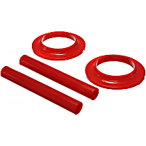 Coil Spring Insulator - Red, Polyurethane, Direct Fit, Set of 4