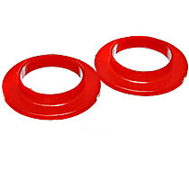 Coil Spring Insulator - Red, Polyurethane, Universal, Sold Individually