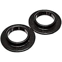 Coil Spring Insulator - Black, Polyurethane, Universal, Set of 2