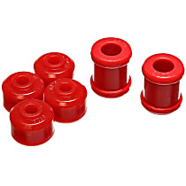 9.8137R Shock Bushing - Red, Polyurethane, 1-Piece, Direct Fit, Set of 4