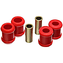 9.8138R Shock Bushing - Red, Polyurethane, 1-Piece, Direct Fit, Set of 4