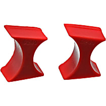 Shock Absorber Reservoir Isolator - Red, Polyurethane, Universal