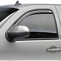Front and Rear, Driver and Passenger Side, Window Visor, Crew Cab Pickup, Smoke