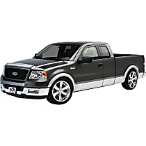 783174 Front and Rear, Driver and Passenger Side Fender Flares, Lightly Textured Black OEM Style Series