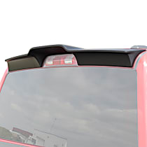 982859 Cab Spoiler - Matte Black, Polyethylene, Direct Fit, Sold individually
