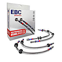 BLA7121-2L Front and Rear High Performance Series Brake Line, Braided stainless steel