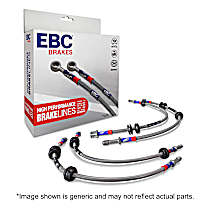 BLA7223-3L Front and Rear High Performance Series Brake Line, Braided stainless steel