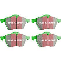 DP22075 Rear Greenstuff 2000 Aramid Fiber Sport Aramid Fiber Brake Pad Set