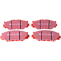 DP31772C Front Redstuff Ceramic Low Dust Aramid Fiber Ceramic Brake Pad Set