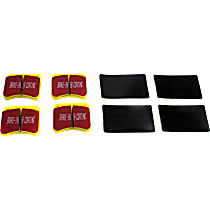 DP4128R 2-Wheel Set Aramid Fiber Brake Pads, Yellowstuff Aramid Fiber Fast Street and Truck