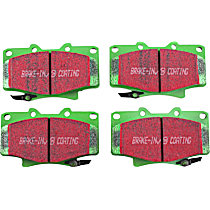 Front Aramid Fiber Brake Pad Set, Greenstuff Elite 6000 Aramid Fiber Truck and SUV