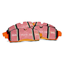 Front Aramid Fiber Brake Pad Set, Extra Duty ED Truck/SUV