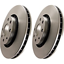 RK7197 Front Brake Disc, Plain Surface, 5 Lugs 9.7 in. Ultimax OE Replacement