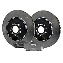 S29KR1001 Rear Brake Disc and Pad Kit, S29 RP-1 Full Race Pad and 2-Piece Fully-Floating SG2F