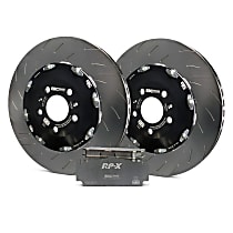 S30KR1001 Rear Brake Disc and Pad Kit, S30 RP-X Full Race Pad and 2-Piece Fully-Floating SG2F