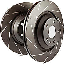 Front Brake Disc, Slotted, 5 Lugs, Turbocharged, F Sport, 2.0L 4Cyl, USR Sport Slotted