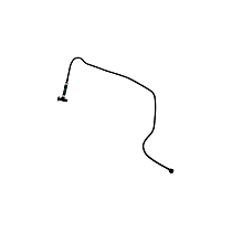 MNC4583CB OE Replacement Series Coolant Reservoir Hose - Direct Fit, Sold individually