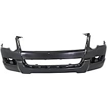 Front, Upper Primed Bumper Cover, For Models Without Sport Package, CAPA Certified