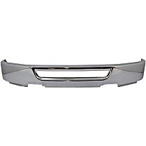 Front Bumper, Chrome, With Air Holes, Without Mounting Brackets