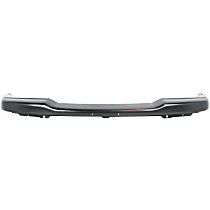 Front Bumper, Painted Black, Without Mounting Brackets, Edge Model